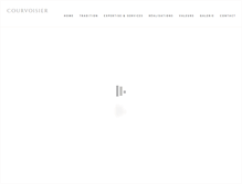 Tablet Screenshot of courvoisier.ch